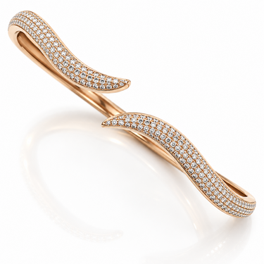 Diamond Cuff Bracelet, Stephanie Gottlieb