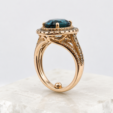 London Blue Topaz and Fancy‑Color Diamond Ring, Le Vian.