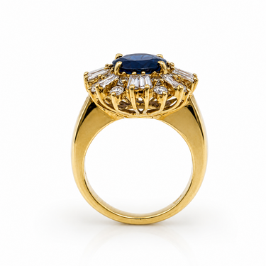 Sapphire and Diamond Ring   Centering