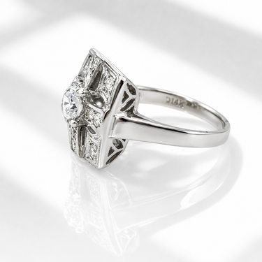 Mid‑Century Diamond Ring