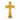 Large Gold Cross Pendant, Ecclesiastical Art Co., N.Y.C.