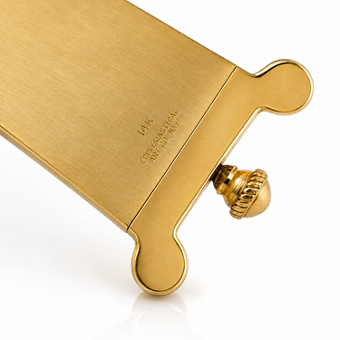 Large Gold Cross Pendant, Ecclesiastical Art Co., N.Y.C.