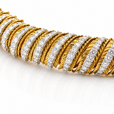 Hammerman Bros. 18K Gold and Diamond Bracelet