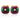 18K Ruby and Zoisite Cufflinks.