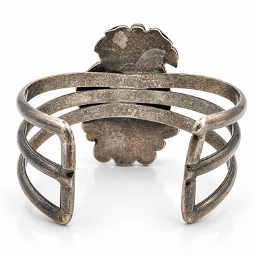 Native American Silver and Turquoise Cuff Bracelet