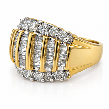 10K Gold Diamond Ring
