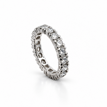 Platinum Diamond Eternity Band
