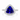 18K White Gold Tanzanite and Diamond Ring.