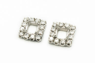 Estate Platinum and Diamond Semi Mount Ring/Pendant and Earrings Suite