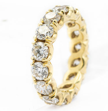 Estate Yellow Gold and Diamond Eternity Ring