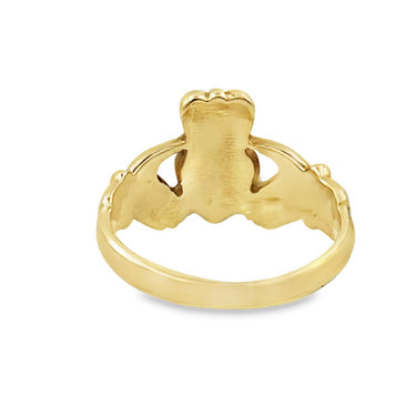 Estate Yellow Gold Claddagh Ring