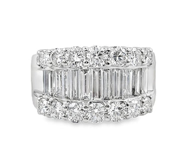 Estate Vintage Platinum and Diamond Ring