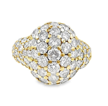 Estate Yellow Gold and Diamond Ring