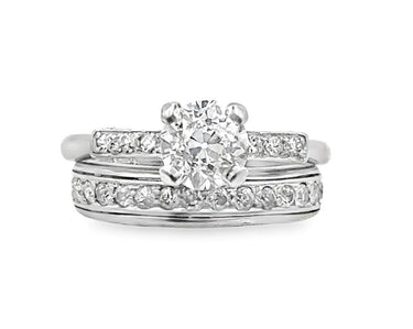 Estate Antique Diamond Engagement Rings (2 pieces)