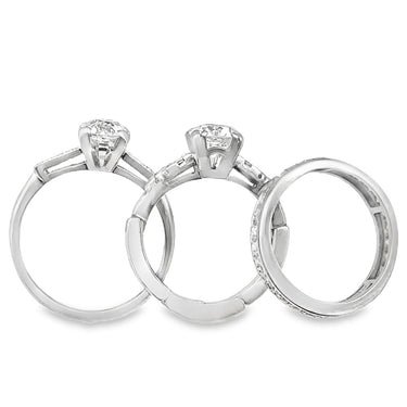Estate Antique Diamond Engagement Rings (2 pieces)