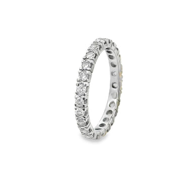 Vintage Platinum Diamond Wedding Band.