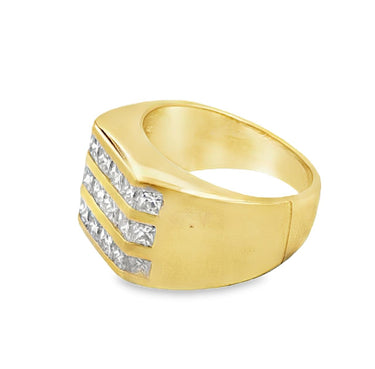 Vintage 18K Diamond Band