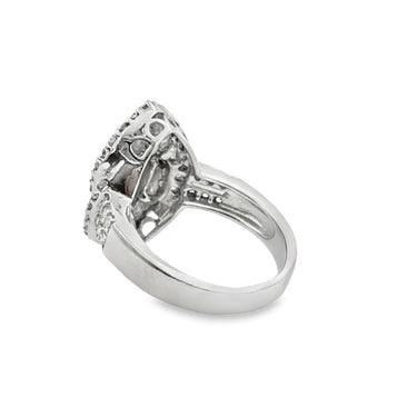 18K White Gold Diamond Ring