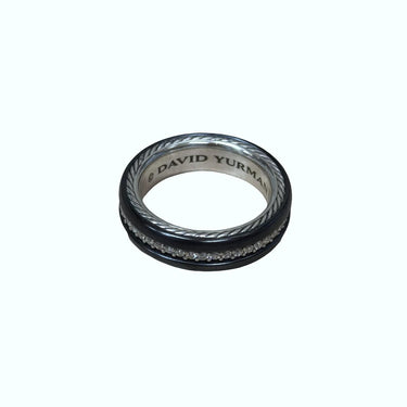 David Yurman dark Titanius Stremline Ring