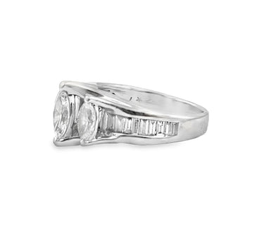 Vintage Three‚ÄëStone Diamond Ring