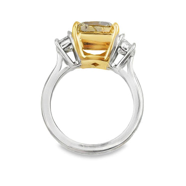 Fine Fancy Yellow Diamond Engagement Ring.