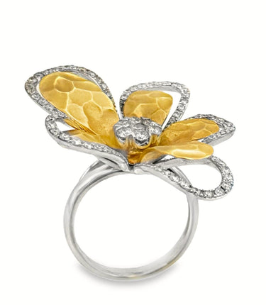 Effy D‚ÄôOro Diamond Flower Ring
