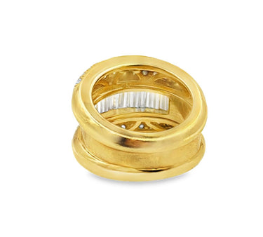 18K Yellow Gold Diamond Band by Fortunoff