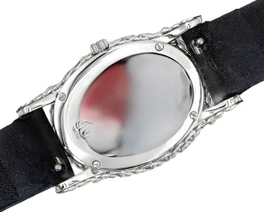 Ladies Chopard Style 18K White Gold Diamond Wristwatch.