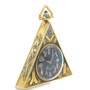 Rare Collectable 14k Hiram/Waltham Masonic Pocket Watch No 125 Circa 1920