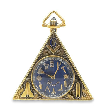 Rare Collectable 14k Hiram/Waltham Masonic Pocket Watch No 125 Circa 1920